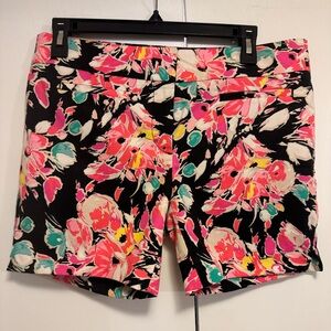 LOFT, Marisa shorts, multi colored floral print, size 6